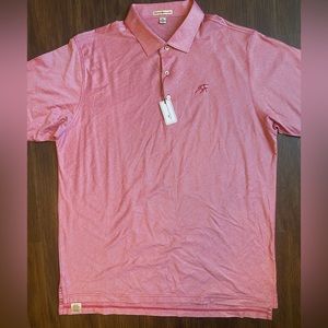 Peter Millar cotton stripe golf polo men’s size XL